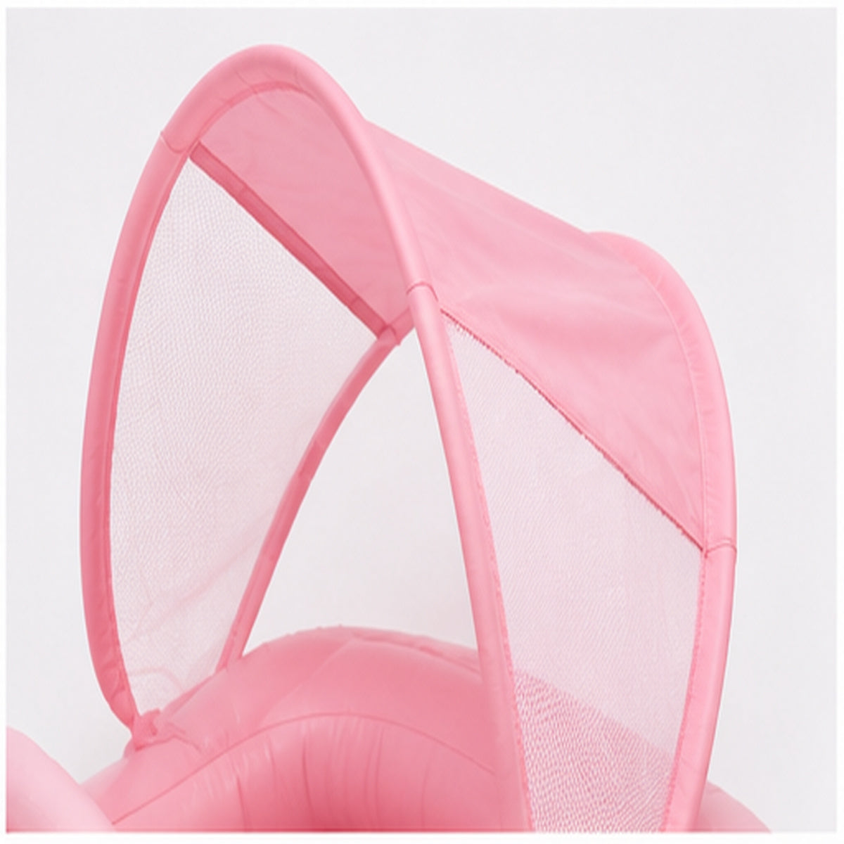 AquaVroom pink inflatable pool car canopy